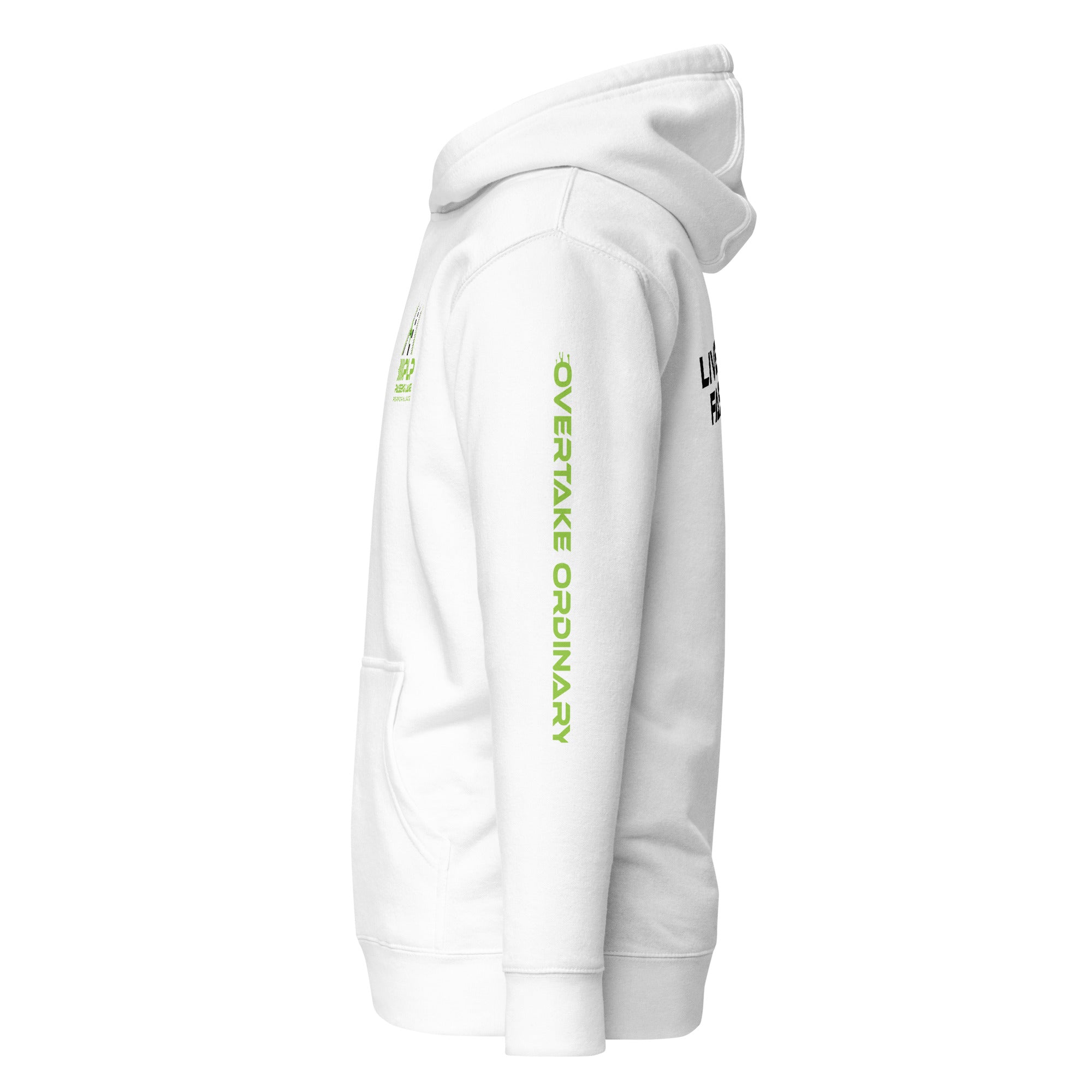 "LIVE IN THE FAST LANE" Performance Hoodie.